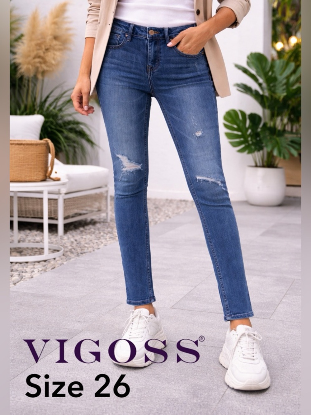 🖤 Vigoss Jagger Skinny Jeans – Women’s Size 26